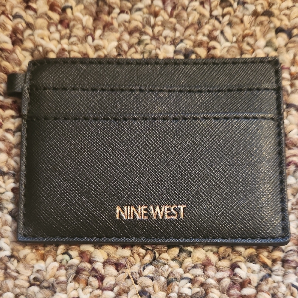 Nine West Elegant Black Card Wallet